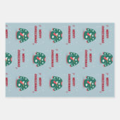 メリークリスマス醜いセーター天使 ラッピングペーパーシート (正面2)