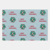 メリークリスマス醜いセーター天使 ラッピングペーパーシート (正面)