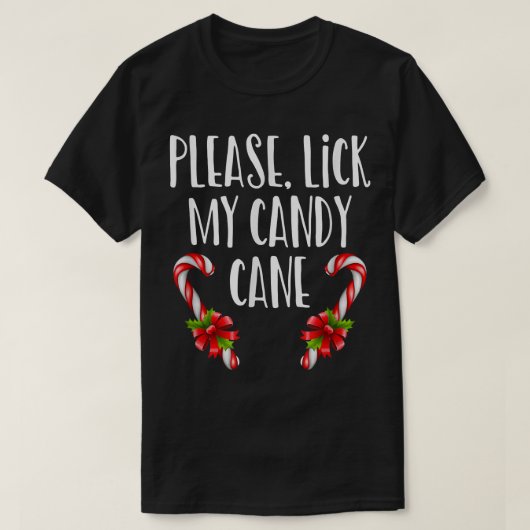 メリークリスマス醜いXMasサンタクロース衣装キャンディ Tシャツ (デザイン正面)