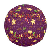 メリークリスマス野球 野球ボール (裏面)