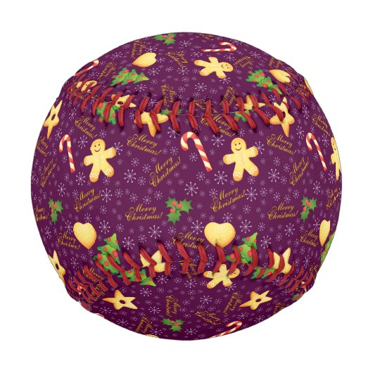 メリークリスマス野球 野球ボール (正面)