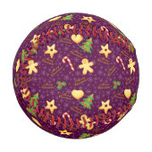 メリークリスマス野球 野球ボール (正面左)