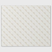 メリークリスマス金ゴールドとシルバースクリプト ラッピングペーパー (フラット)