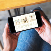 メリークリスマス金ゴールドエレガント書道4枚の写真 シーズンカード