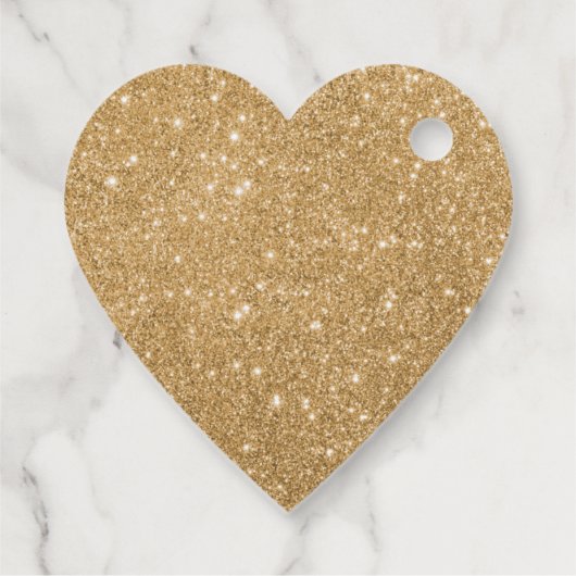 メリークリスマス金ゴールドグリッターエレガント名 フェイバータグ (裏面)