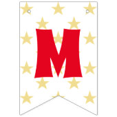 メリークリスマス金ゴールドスフェイクターサンタおもしろいホリデー バンティングフラッグ (第1の旗)