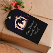 メリークリスマス金ゴールド出生ギフトラベル ギフトタグ