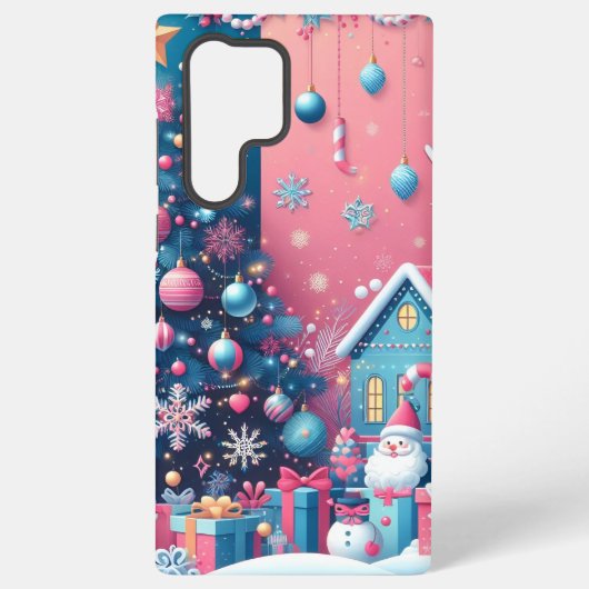 メリークリスマス銀河系S22ウルトラケース SAMSUNG GALAXYケース (裏面)