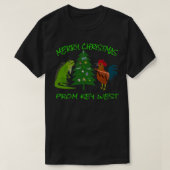 メリークリスマス鍵・ウェスト Tシャツ (デザイン正面)