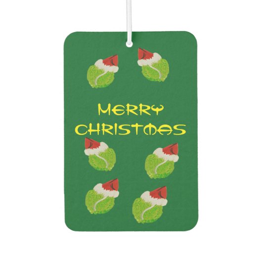 メリークリスマス長方形エアーフレッシュナーパインエア カーエアーフレッシュナー (正面)