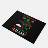 メリークリスマス陸軍新年 ドアマット (アングル)