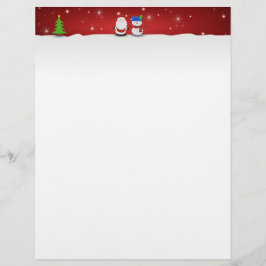 メリークリスマス雪だるまとサンタ