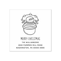 メリークリスマス雪だるまと星編集可能アドレス