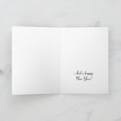 メリークリスマス雪だるまと縁どコリー カード (内部)