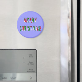 メリークリスマス雪だるまフォントマグネット マグネット
