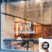 メリークリスマス雪だるまホームデコールストアビニル ウィンドウサイン (カフェ窓)