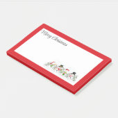 メリークリスマス雪だるまポストイットノート ポストイット (アングル)