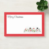 メリークリスマス雪だるまポストイットノート ポストイット (オフィス)