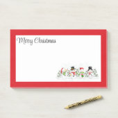 メリークリスマス雪だるまポストイットノート ポストイット (デスク)