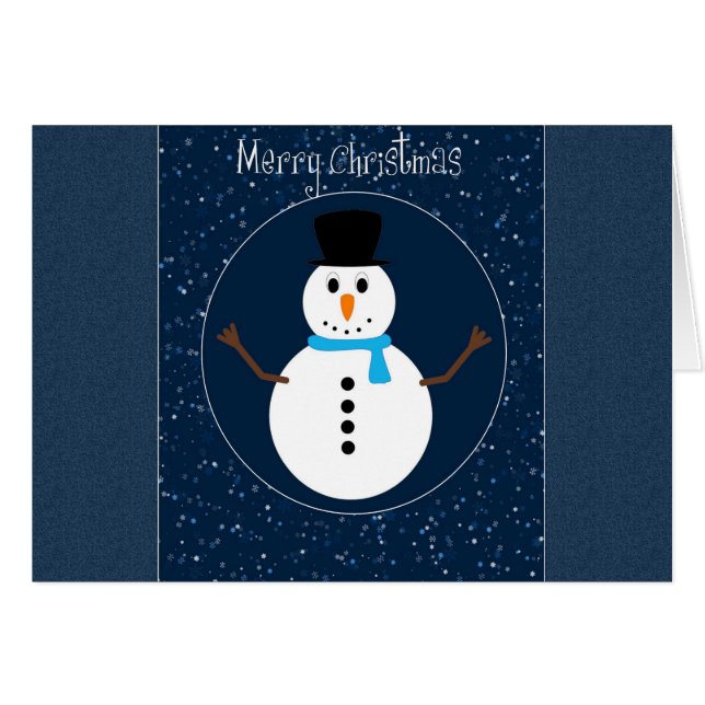 メリークリスマス雪だるま (正面横)