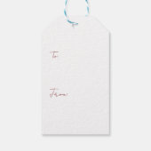 メリークリスマス雪だるま ギフトタグ (裏面)