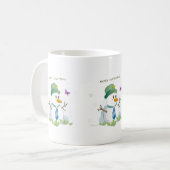 メリークリスマス雪だるま コーヒーマグカップ (正面左)