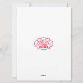 メリークリスマス雪だるま シーズンカード (裏面)