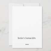 メリークリスマス雪だるま シーズンカード (裏面)