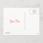 メリークリスマス雪だるま シーズンポストカード (裏面)