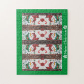 メリークリスマス雪だるま ジグソーパズル (縦)