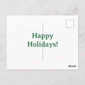 メリークリスマス雪だるま ポストカード (裏面)