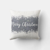 メリークリスマス雪 クッション (裏面)