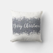メリークリスマス雪 クッション (正面)