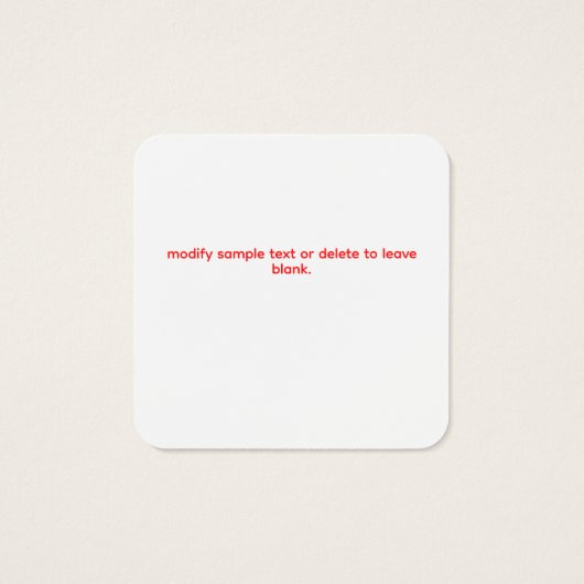 メリークリスマス雪（鳥）ショウジョウコウカンチョウスクエアカード (裏面)