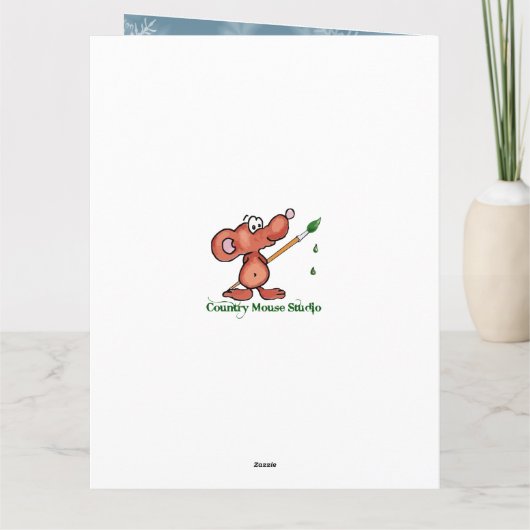 メリークリスマス非常に鹿の友人のおもしろいユーモア カード (裏面)