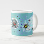 メリークリスマス風特産マグカップ ジャンボコーヒーマグカップ (正面右)