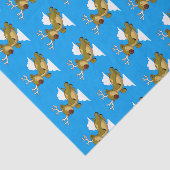 メリークリスマス飛んでいるトナカイかわいい 薄葉紙 (詳細)