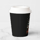 メリークリスマス飛行機のツリーバケーション 紙コップ (右)