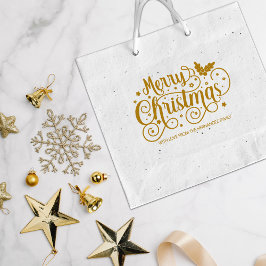 メリークリスマス飾の書道、大 ラバースタンプ