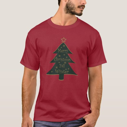 メリークリスマス飾の松 Tシャツ (正面)