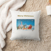 メリークリスマス飾り枕 クッション (ブランケット)