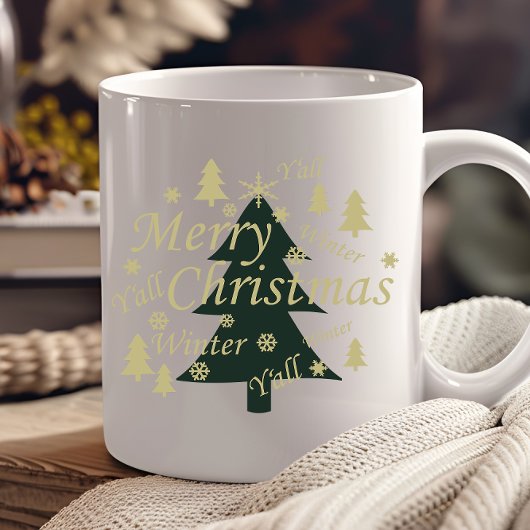 メリークリスマス飾松 マグカップ