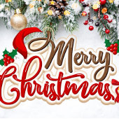 メリークリスマス飾飲み物用品セット ウイスキーグラス