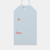 メリークリスマス騎士の王チャールズ ギフトタグ (裏面)