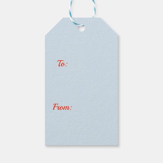 メリークリスマス騎士の王チャールズ ギフトタグ (裏面)