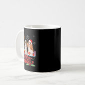 メリークリスマス騎士キングサンタ・トナカイ灯 コーヒーマグカップ (正面左)