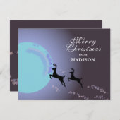 メリークリスマス魔法のトナカイのスクリプト名 (正面/裏面)