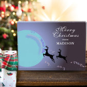 メリークリスマス魔法のトナカイの月の名前 フォトブロック