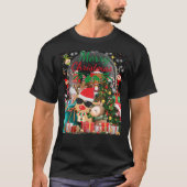 メリークリスマス魔法:フェスティバルホリデー Tシャツ (正面)