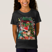 メリークリスマス魔法:フェスティバルホリデー Tシャツ (正面)